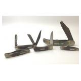 Lot of Vintage Old Timer USA Knives