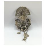 PERU TUPU PEACOCK PENDANT