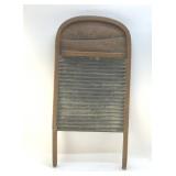 OVAL OAK ANTIQUE WASHBOARD