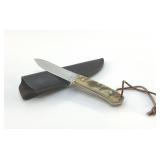 JOHN SARRATT CUSTOM MADE FIXED BLADE KNIFE