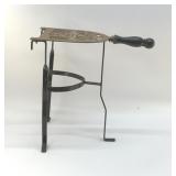WROUGHT IRON HEARTH KETTLE TRIVET