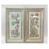 PAIR 3D MCM METALCRAFT SEASONS WOMEN WALL ART