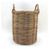 WICKER WASTE BASKET 13 INCHES