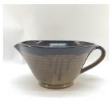 ART POTTERY BATTER BOWL SIGNED L RAY