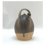 ART POTTERY PITCHER JUG 8"