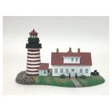 DANBURY MINT WEST QUODDY HEAD LIGHTHOUSE FIGURINE