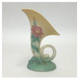 VTG HULL POTTERY WOODLAND CORNUCOPIA VASE