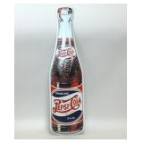 METAL PEPSI COLA BOTTLE SIGN