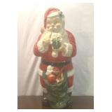 VTG 45" Poloran Prod USA Blow Mold Santa