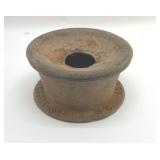 Antique Cast Iron Carolina Foundry W/S NC Spitoon