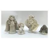 ASSORTED NORTH CAROLINA POTTERY ANGELS