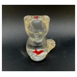 CAT WITH A GOLDFISH IN ITS BELLY PAPERWEIGHT