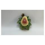 1940S MCCOY POTTERY PEAR WALL POCKET