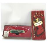SCHRADE MERRY CHRISTMAS POCKET KNIFE