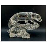 CRYSTAL PANTHER SCULPTURE