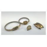 14-10KGF ANTIQUE WRISTWATCHES BULOVA, ELGIN