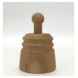 WOODEN BUTTER MOLD STAMP PINEAPPLE DESIGN