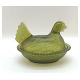 HEN ON A NEST AVOCADO GREEN 7'