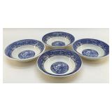 VINTAGE BLUE WILLOW BOWLS 6.5'