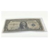 $1 SILVER CERTIFICATE 1935 BLUE SEAL