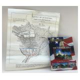 BATTLE OF GUILDFORD MAP, WASHINGTON DC PRINTS