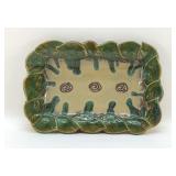 SEAGROVE NC KINGS POTTERY LEAF TRAY