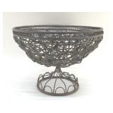 METAL AND TWIG BASKET 9 X 12