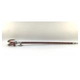 FOLDING SEAT CANE 33'
