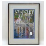 SOUALIG ART MAGAZINE SAILBOAT PRINT
