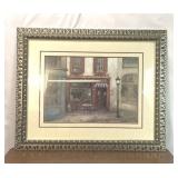 LG FRENCH CAFE FRAMED ART 44x36