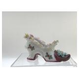 OCCUPIED JAPAN, HIGHLY DECORATED LADIES SLIPPER