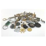 MENï¿½S VINTAGE CUFFLINKS, KEYCHAINS