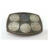 VTG BUFFALO NICKEL BELT BUCKLE