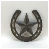 LG CAST-IRON HORSESHOE 10'
