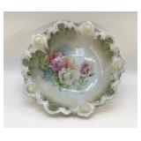 C.1900 RS PRUSSIA ROSES BOWL 10'