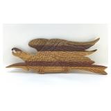 J BATES HAND CARVED EAGLE 23'