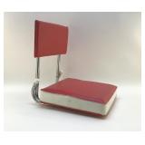 RED AND WHITE STADIUM SEAT