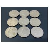 9-1970ï¿½s EISENHOWER ONE DOLLAR COINS