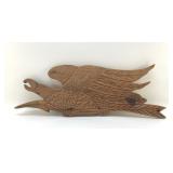 J BATES CARVED WOOD EAGLE DVIDSON CO 23'