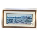' VINEYARD BEFORE THE HARVEST' by JUNE CAREY