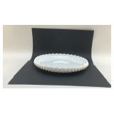 MILK GLASS HOBNAIL PLATTER 12 INCHES