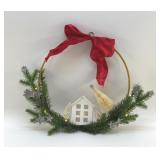 COUNTRY FEATHER TREE AND STARS WREATH