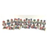 20 ASSORTED CHRISTMAS NUTCRACKER ORNAMENTS