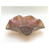 FENTON 1907 THISTLE CARNIVAL BOWL 9"