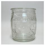 VTG PLANTERS PEANUTS RUNNING BARREL JAR