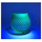 FENTON URANIUM GLASS PITCHER