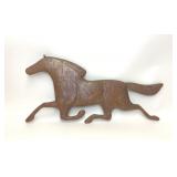 VTG COPPER GALLOPING HORSE WEATHERVANE TOP