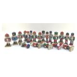20 ASSORTED NUTCRACKER ORNAMENTS