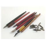 CALIGRAPHY PENNS WITH NIBS