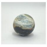 POLISHED BLUE CALCITE BLUE ONYX CRYSTAL SPHERE
